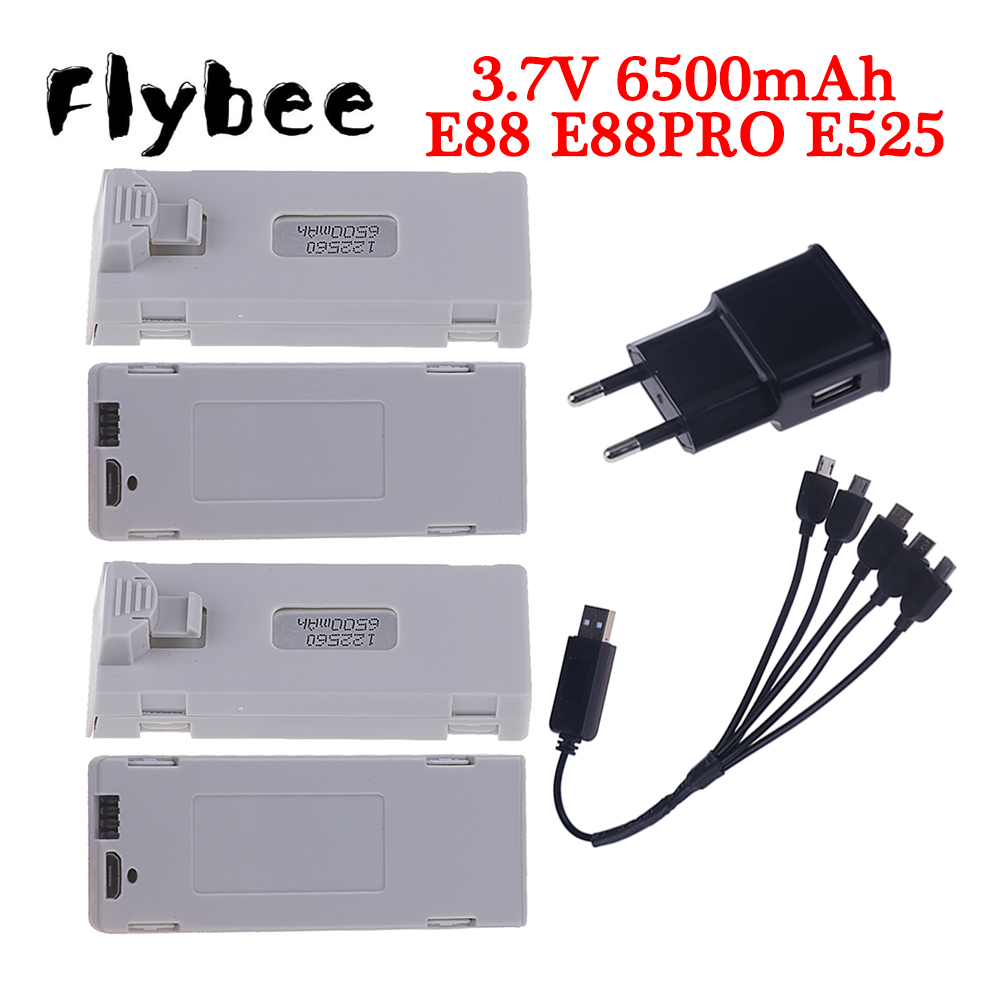 Rc Hobby Parts - Batteria originale E88 3.7V 6500mAh batteria