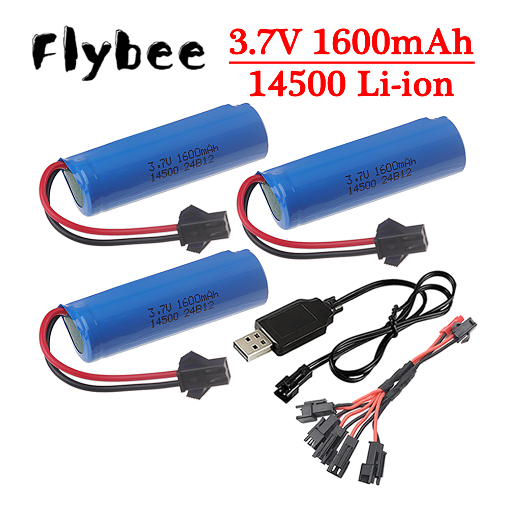 Rc Hobby Parts - Batteria Lipo originale 3.7v 14500 1600mAh