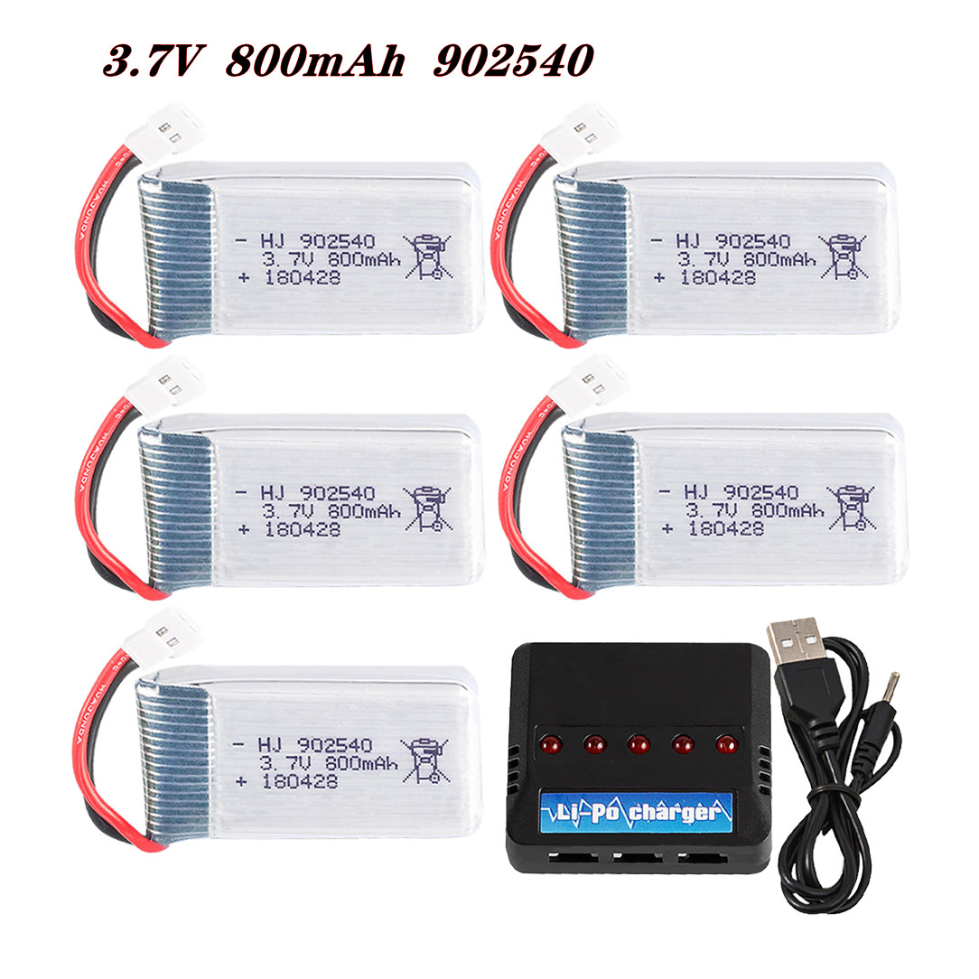 Rc Hobby Parts - Batteria Lipo 3.7V 800mAh 902540 25C