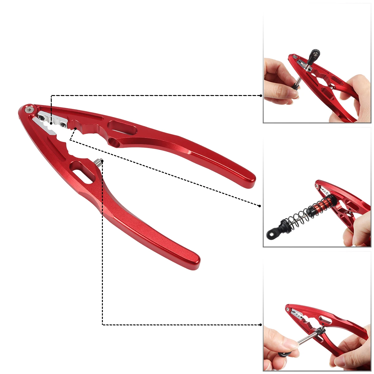 1 Pezzo Pinza in Alluminio per - Shock Absorber Rc recensione e prezzo