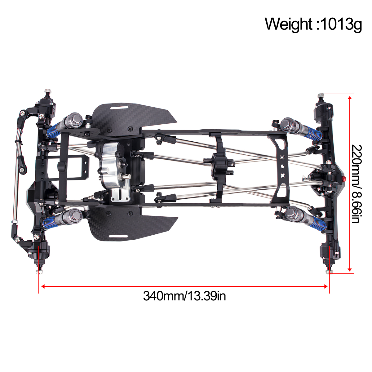 Kit Telaio in Fibra di Carboni - Shock Absorber Rc recensione e prezzo