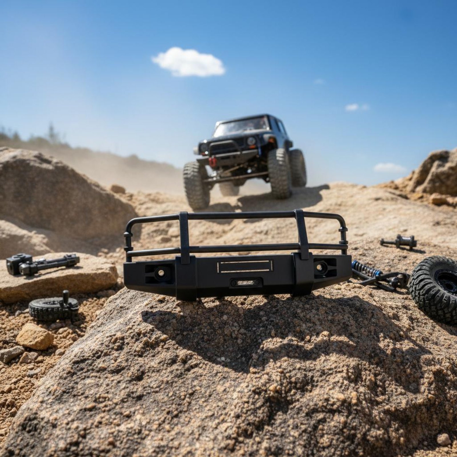 Paraurti Anteriore RC Crawler  - Shock Absorber Rc recensione e prezzo
