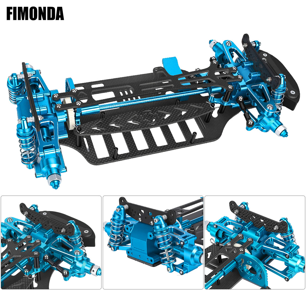 Kit Telaio in Alluminio e Fibr - Shock Absorber Rc recensione e prezzo