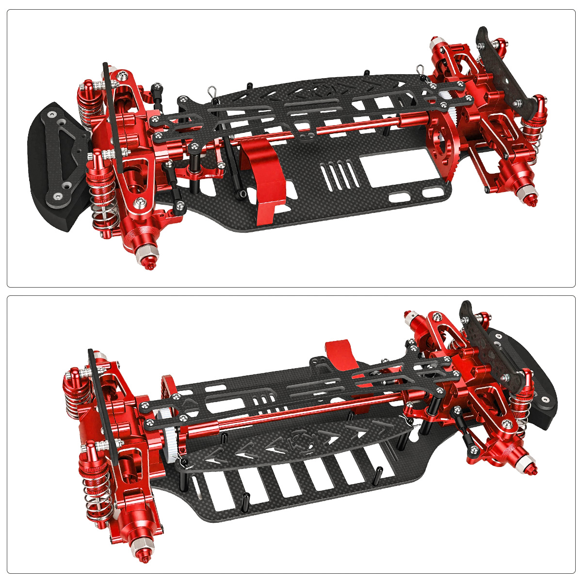 Kit Telaio in Alluminio e Fibr - Shock Absorber Rc recensione e prezzo