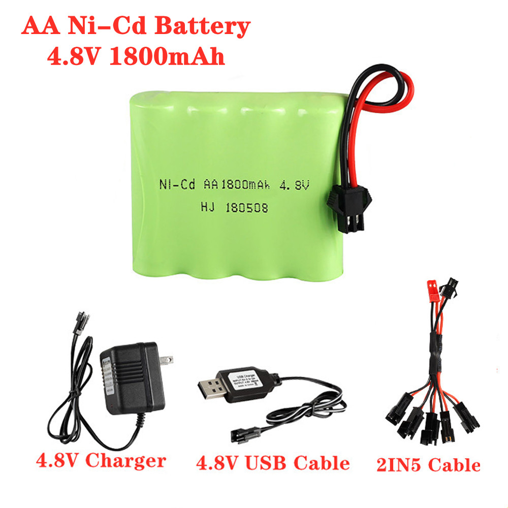 Batteria 4.8V 1800mAh Ni-Cd AA - Rc Hobby Charger recensione e prezzo