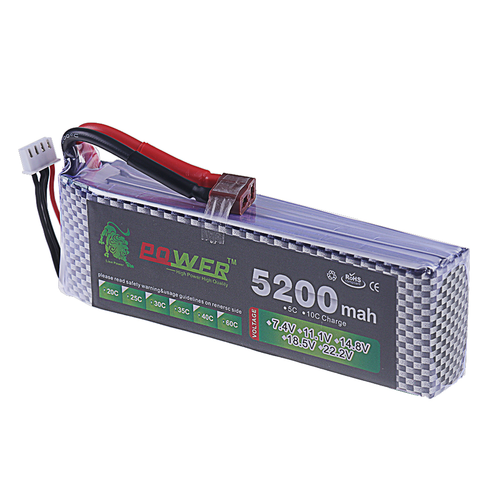 3S Lipo Batteria 11.1V 5200mah - Rc Hobby Hub recensione e prezzo